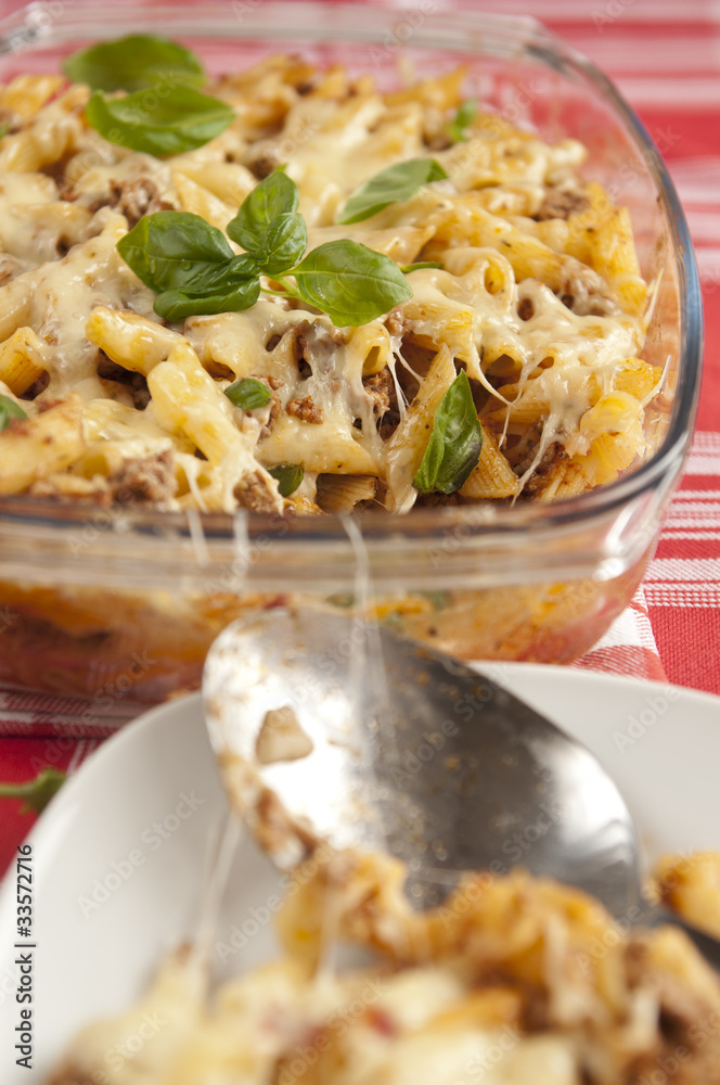 Baked pasta Baked pasta