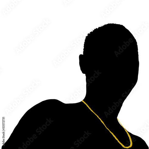 man with a golden chain
