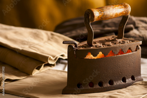 Ancient Iron on Trousers