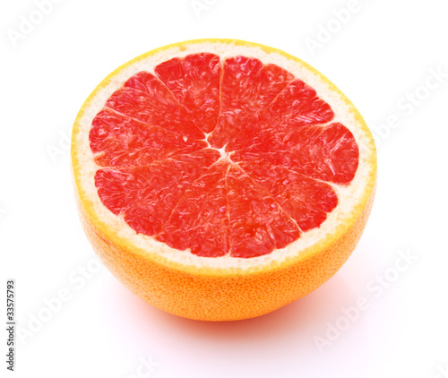 Image of grapefruit isolated on white
