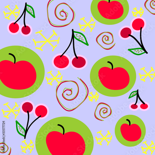 Fruit vector background