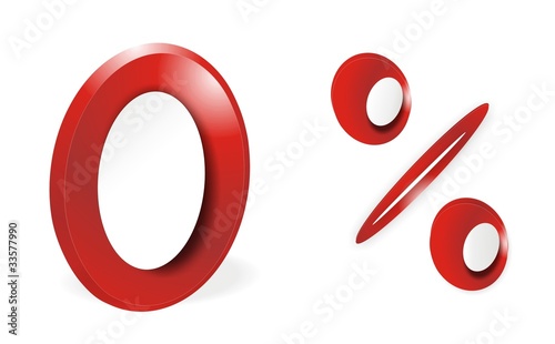 0 percent - icon