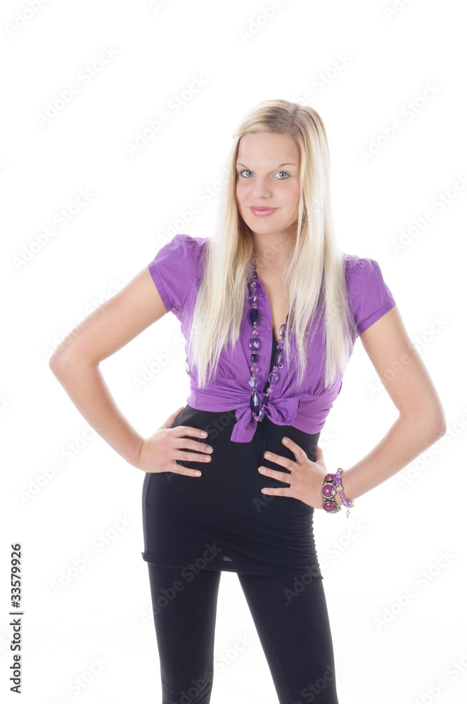 Selbstbewußte junge Frau Selbstbewußte junge Frau