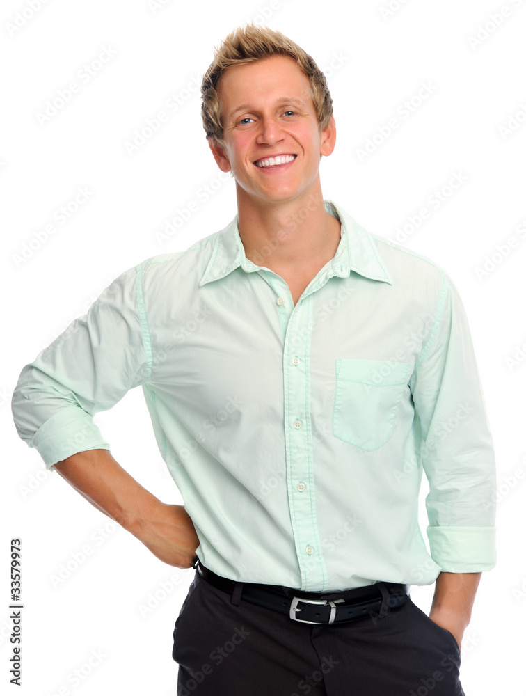 Confident businessman in studio Confident businessman in studio