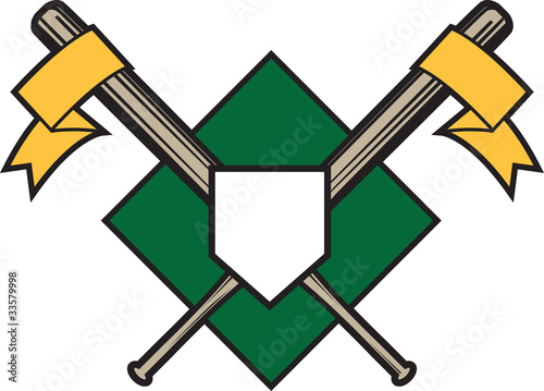 Crossed Bats Emblem