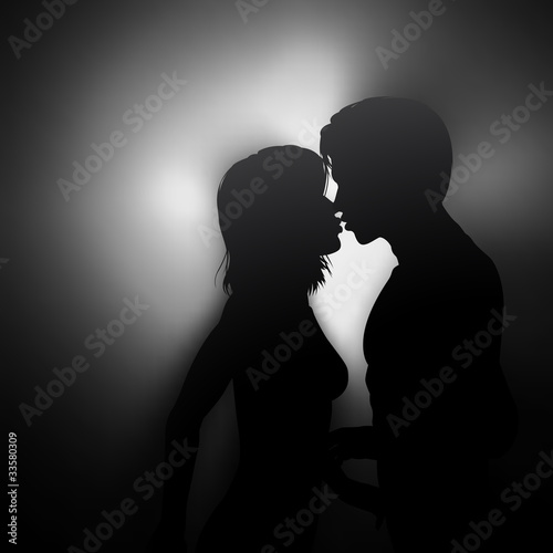 Kissing couple