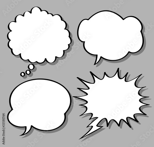 comical speech bubble
