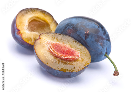 Blue ripe plum