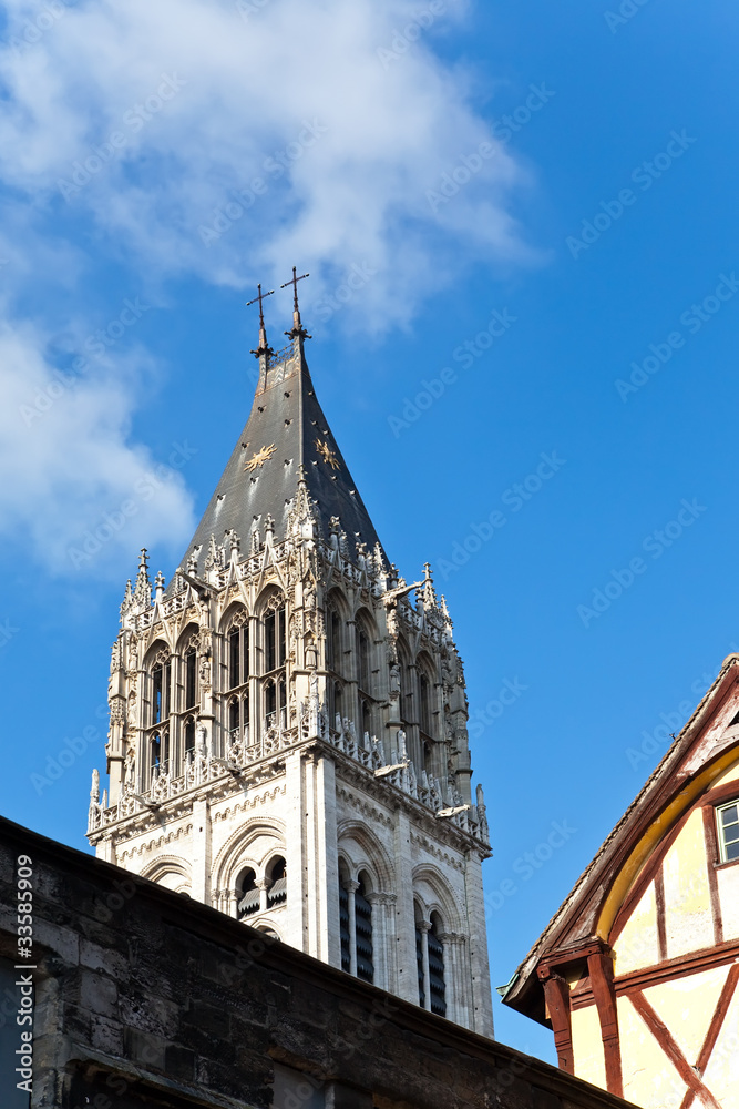 France. Normandie. Notre Dame Cathedral in Rouen...