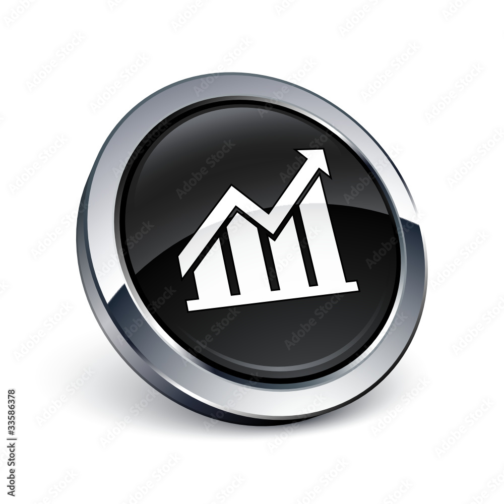 icône bouton internet graphique économie