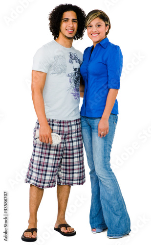 Young couple smiling © imagedb.com