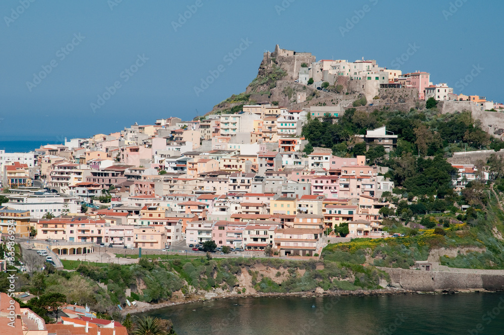 Sardinia, Italy: view of Castelsardo.