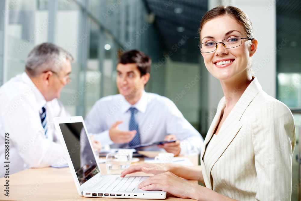 Obraz premium Charming secretary