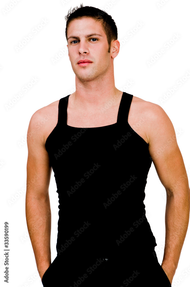 Young man posing Young man posing