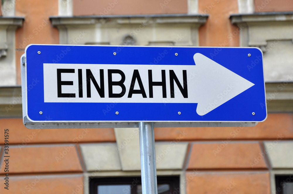 einbahnstrasse