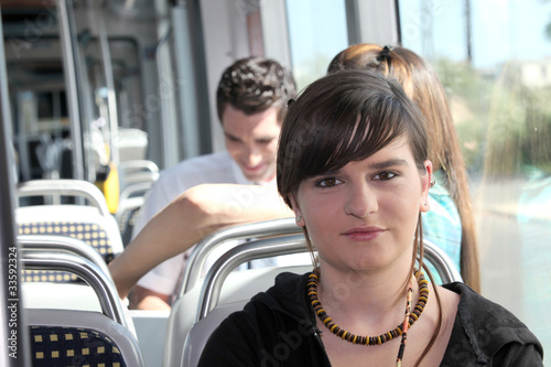 Teenager on the tram © auremar