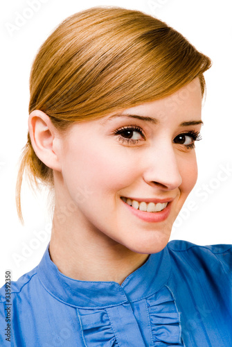 Gorgeous woman smiling