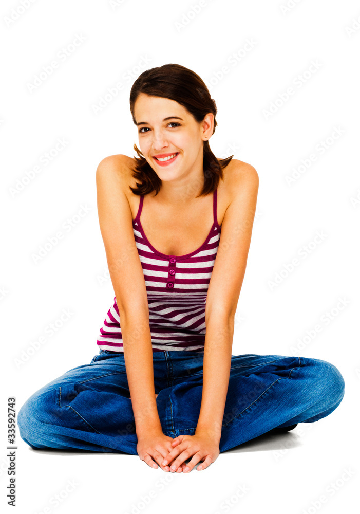 Caucasian woman posing Caucasian woman posing