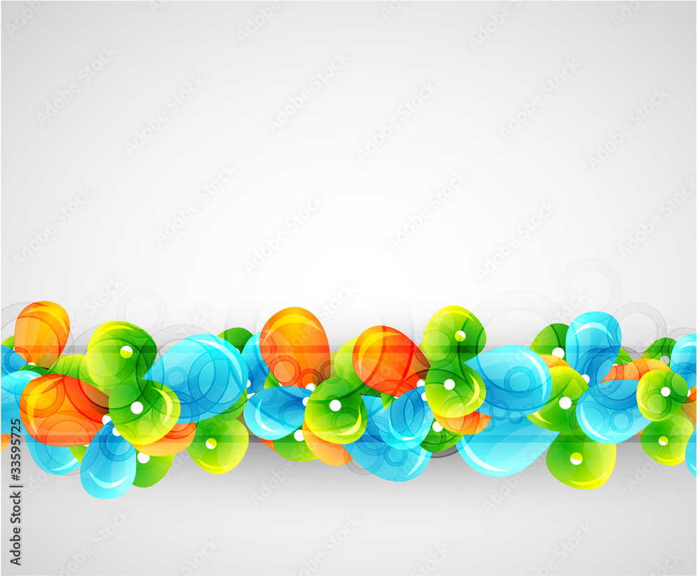 Abstract vector glass shapes background Abstract vector glass shapes background