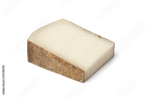 Piece of Swiss Gruyere cheese
