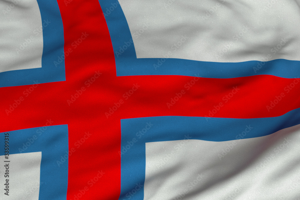 Fototapeta premium Faroe Islands Flag