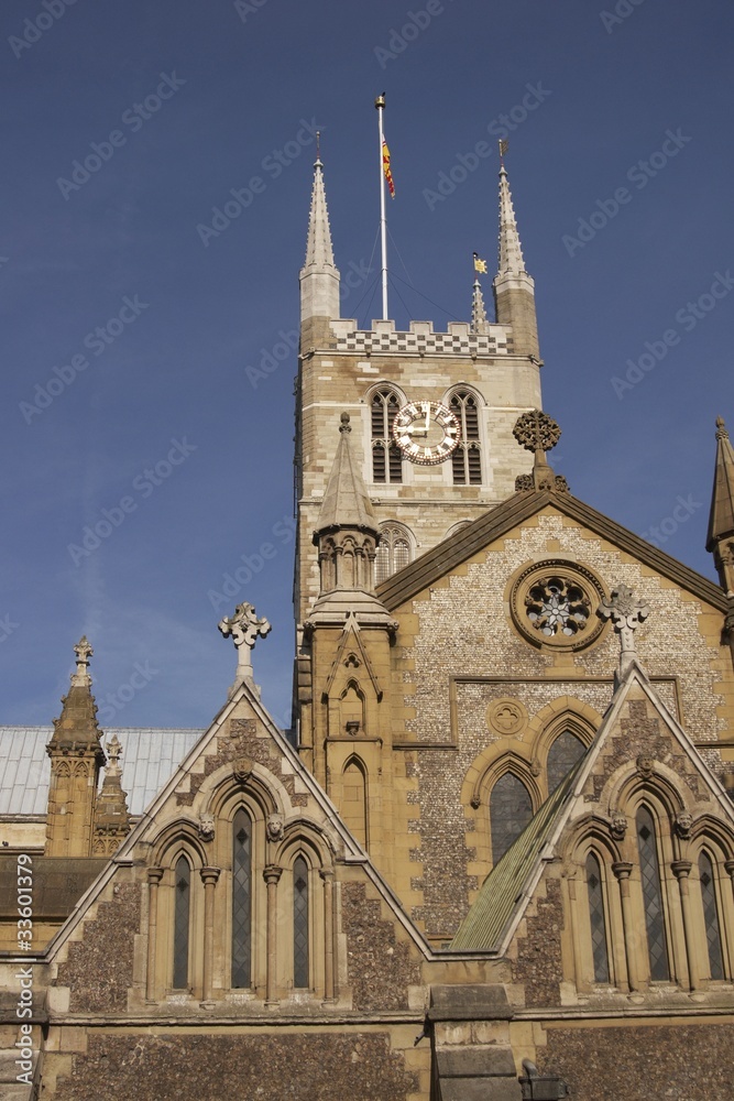 Historic Southwark Cathedral in London, England