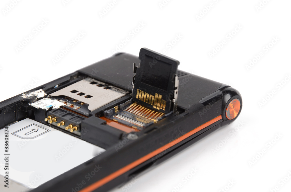 Memory card and cellphone Memory card and cellphone