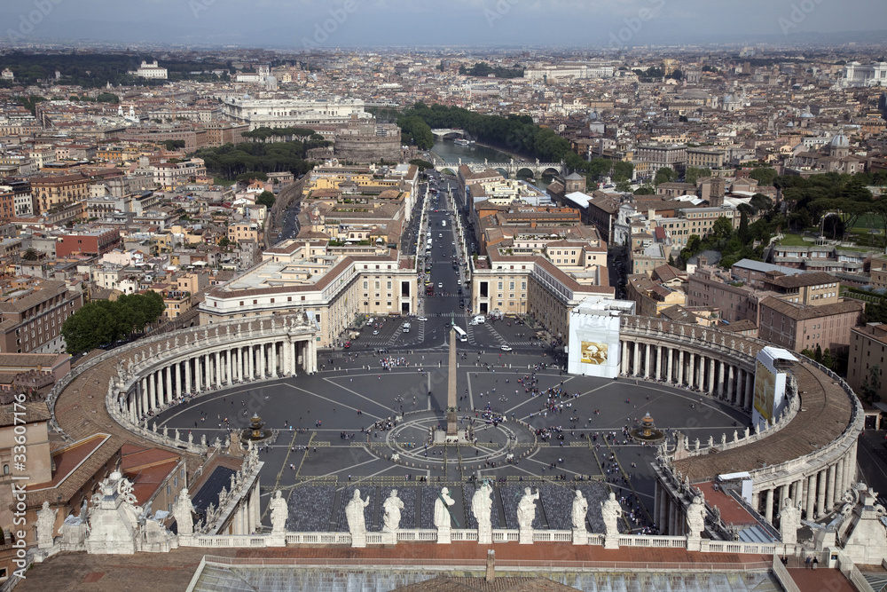 St. Peters square in Roma
