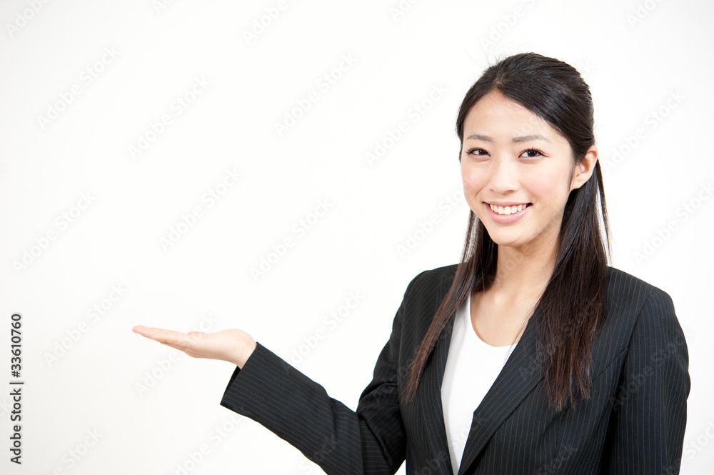 a portrait of asian businesswoman showing a portrait of asian businesswoman showing
