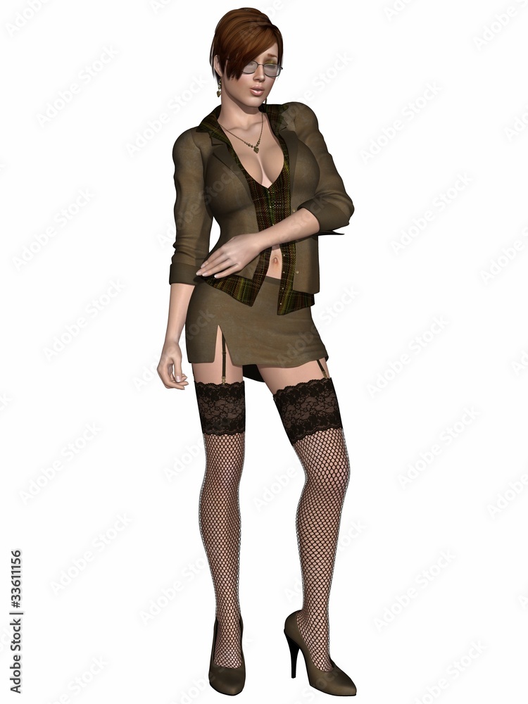 Fototapeta premium Hot sexy teacher