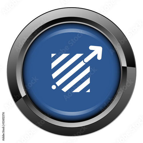 Picto, internet, bouton, flèche, progrès, essor, dynamisme