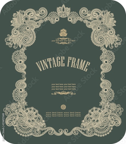 Vintage frame