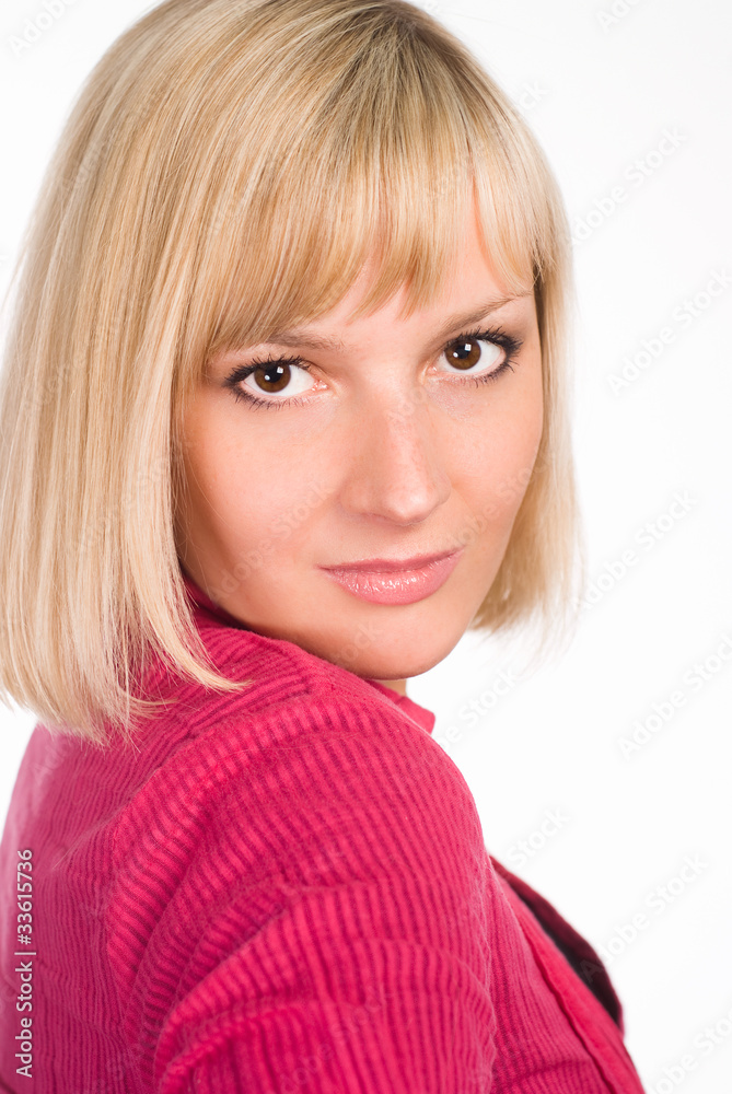 wonderful girl on a white wonderful girl on a white