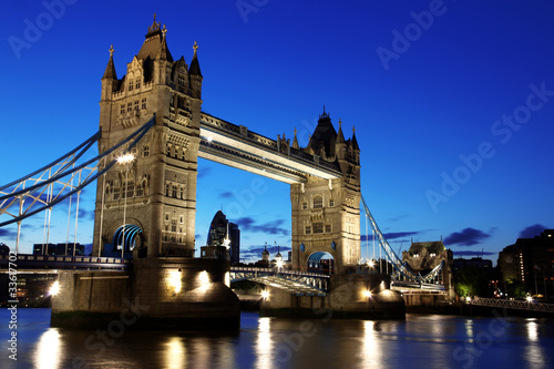 Evening Tower Bridge  London  GB