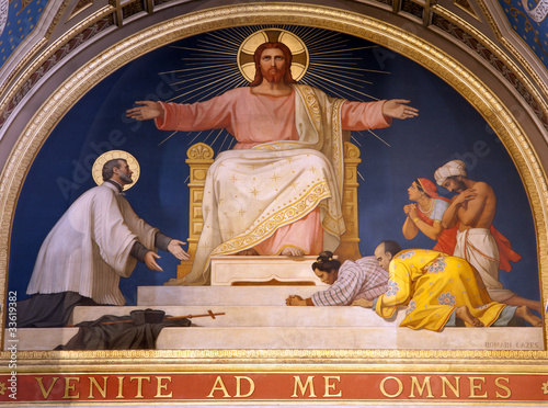 Paris - Jesus from sanit Francis Xavier church