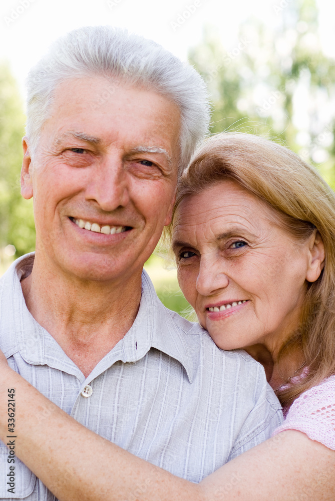 cute elderly couple