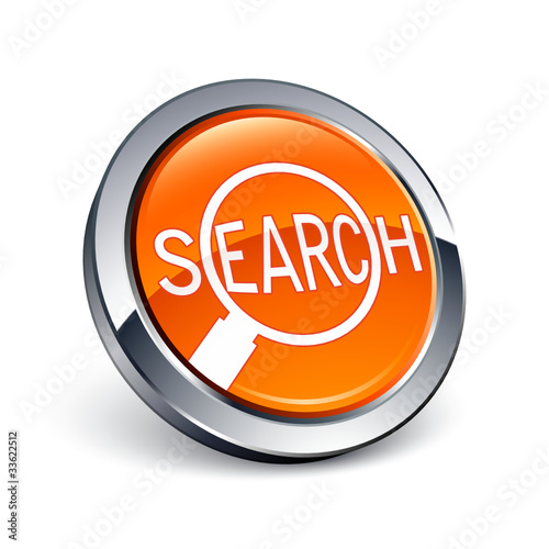 icône bouton internet chercher