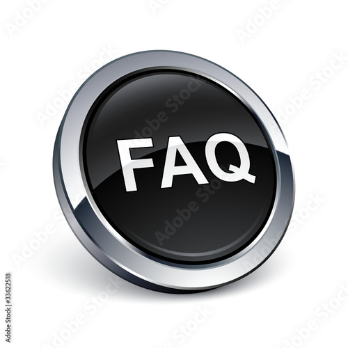 icône bouton internet question FAQ