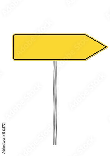 Schild: Richtung