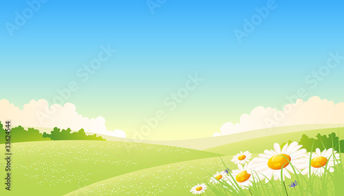 Spring Or Summer Seasons Poster