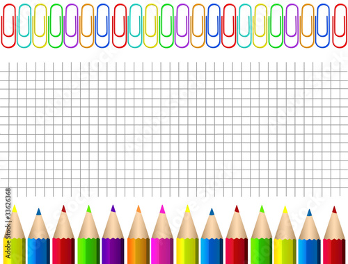 school tools , back to school background