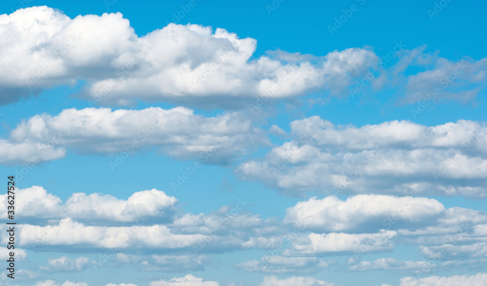 Fototapeta premium Blue sky with clouds