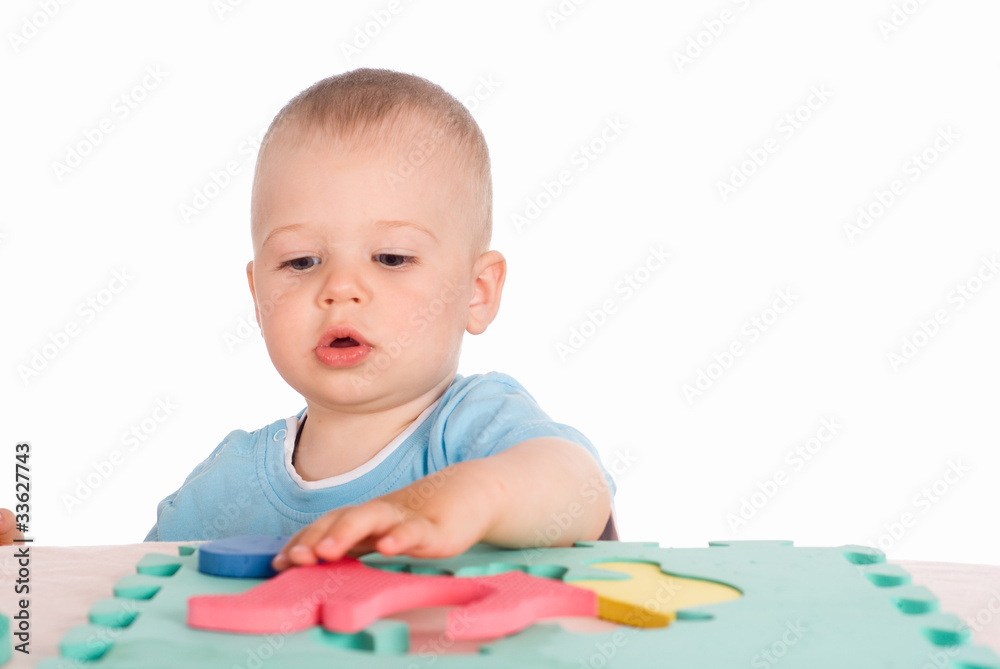 little boy plays little boy plays