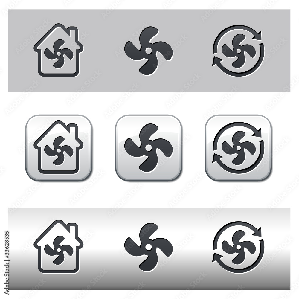 Climatisation ventilation Stock Vector | Adobe Stock