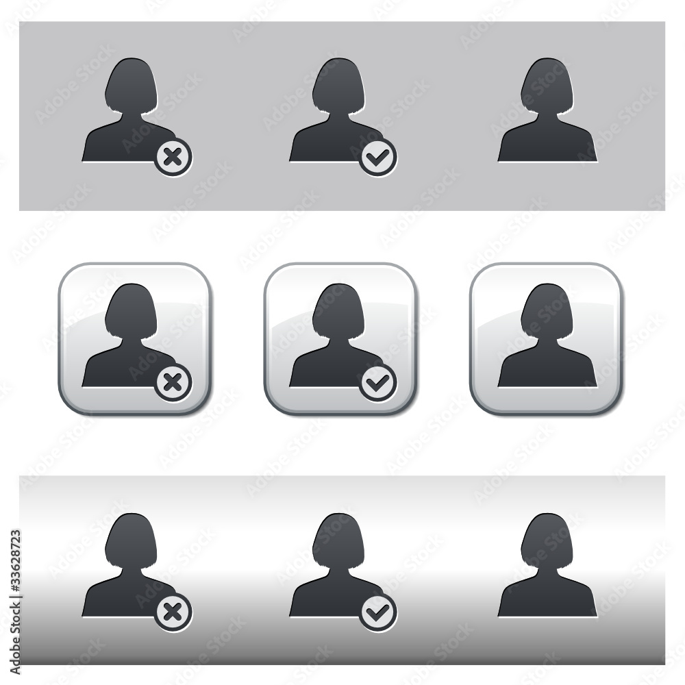 Icônes utilisateur femme Icônes utilisateur femme