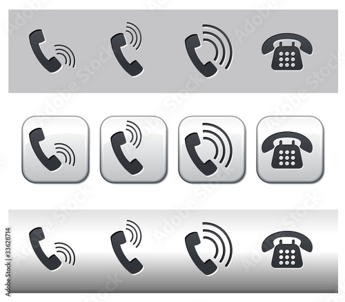 Icônes appel téléphonique
