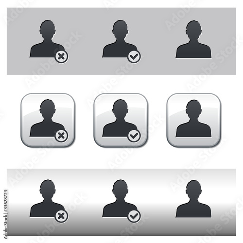 Icônes utilisateur homme