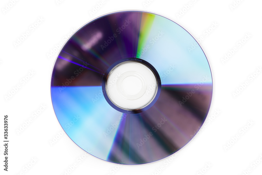 A colorful CD A colorful CD