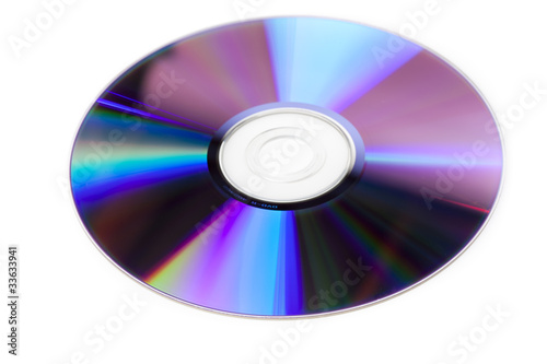A colorful CD