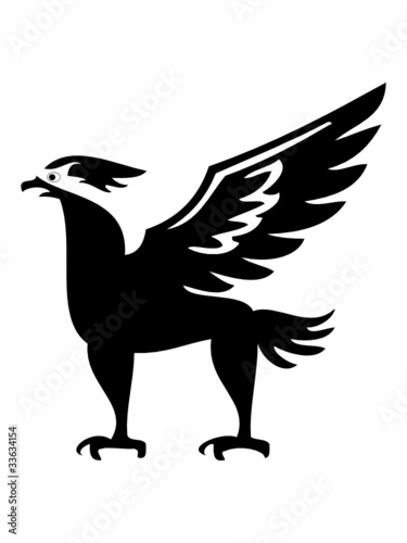 Phoenix bird silhouette